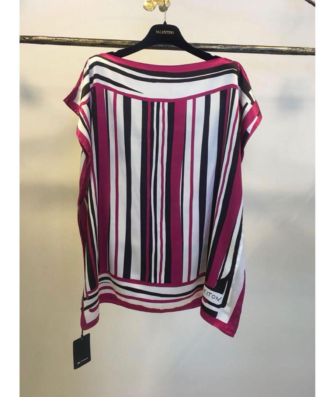 KITON Мульти шелковая туника, фото 2