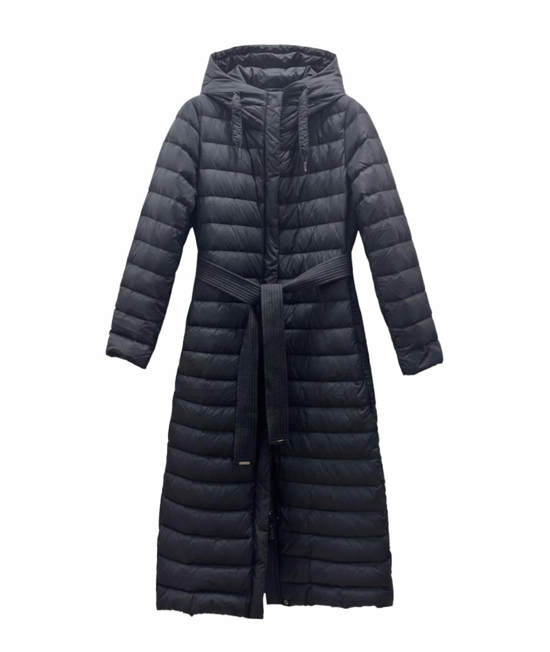 DIEGO M Черный полиэстеровый пуховик, фото 1