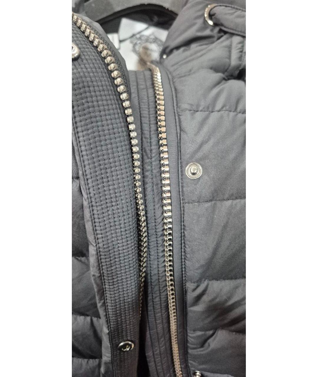 DIEGO M Черный полиэстеровый пуховик, фото 8