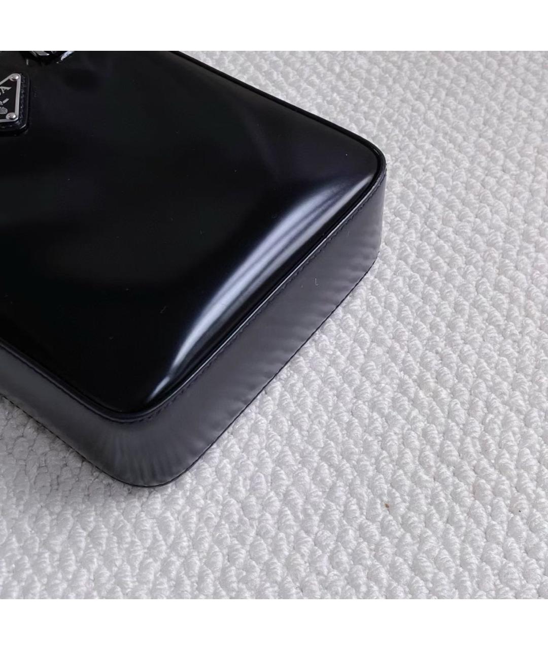 PRADA Черная кожаная сумка через плечо, фото 6