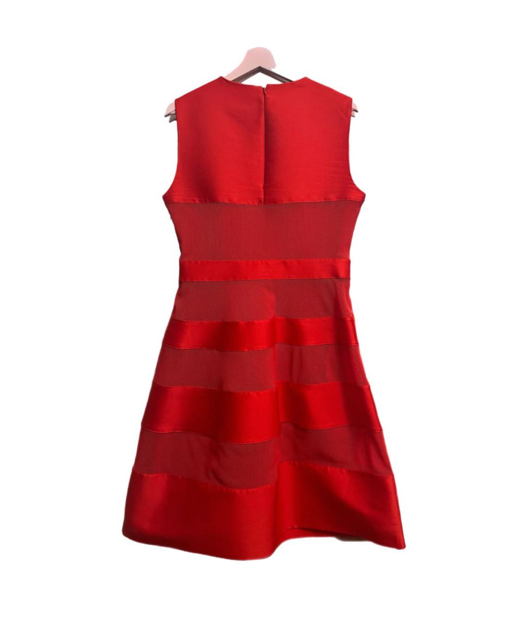 CAROLINA HERRERA Оранжевое полиэстеровое коктейльное платье, фото 2