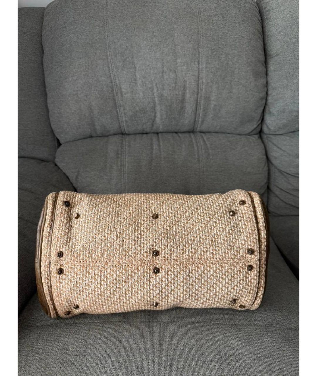 CHLOE Коричневая кожаная сумка с короткими ручками, фото 4