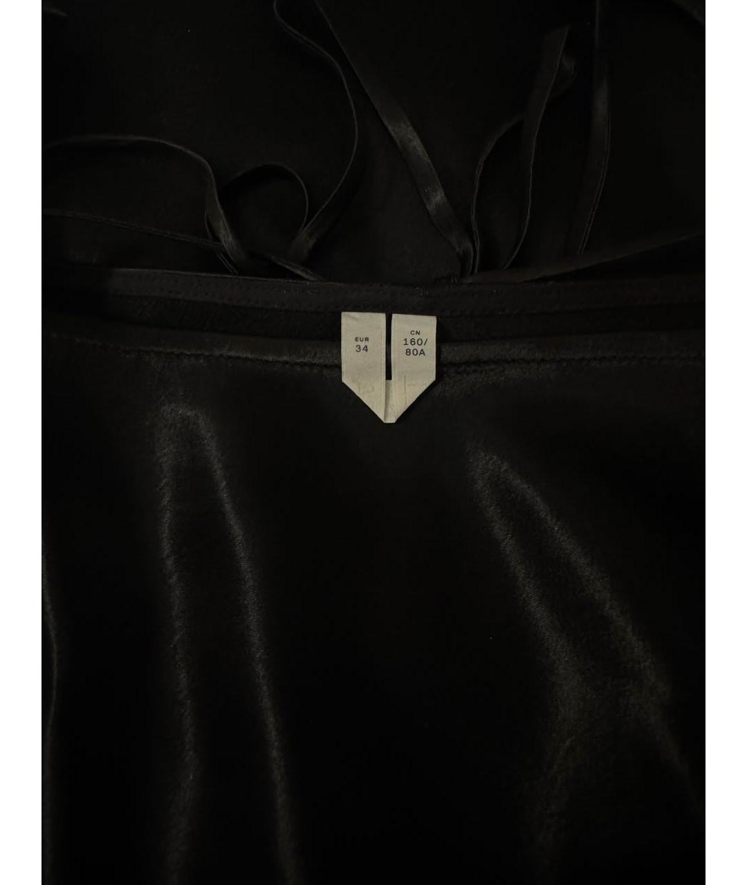 ARKET Черное ацетатное коктейльное платье, фото 3