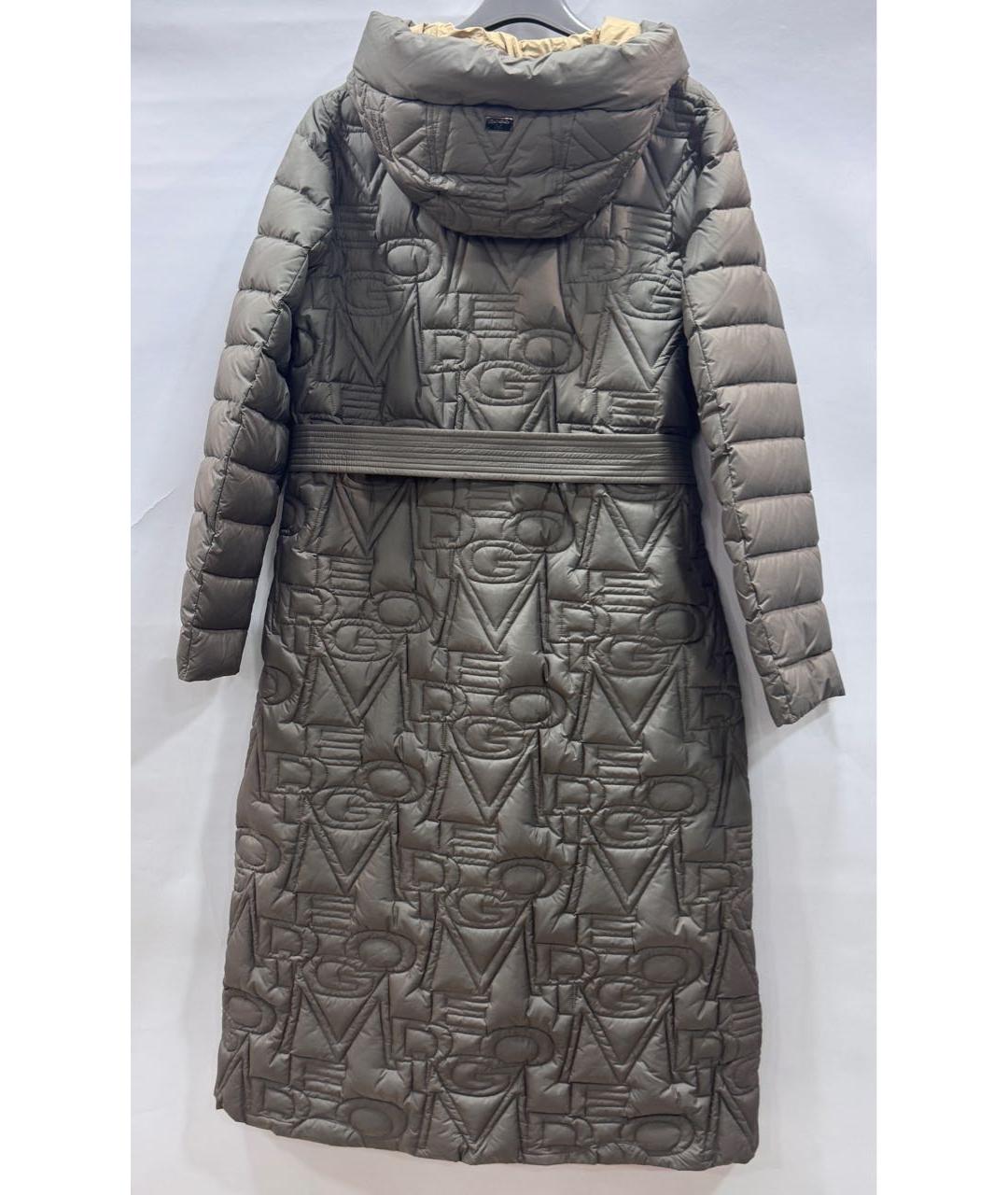 DIEGO M Бежевый полиэстеровый пуховик, фото 2