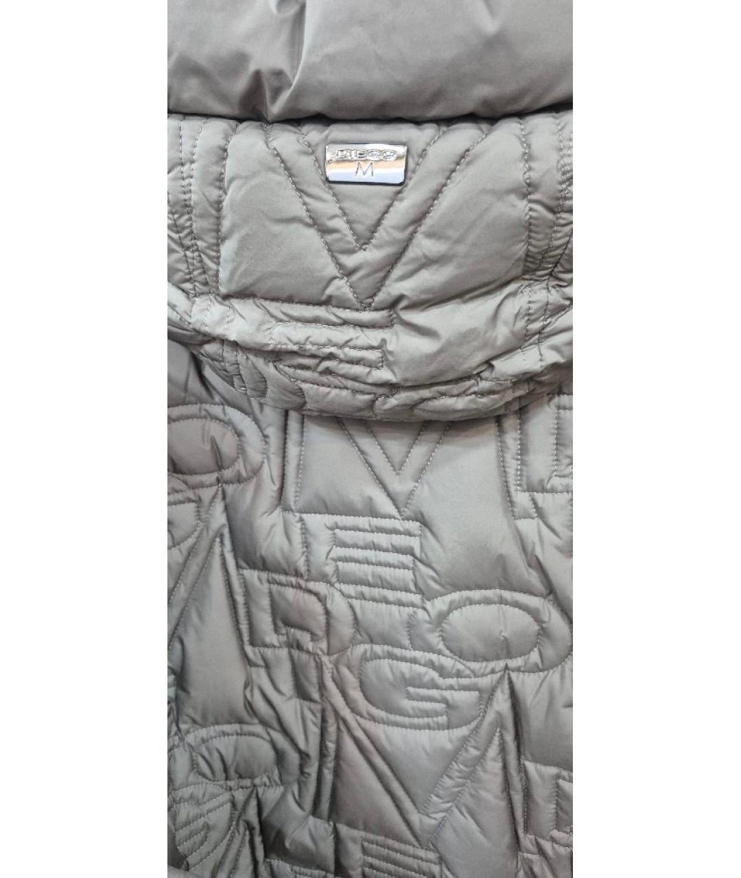 DIEGO M Бежевый полиэстеровый пуховик, фото 9