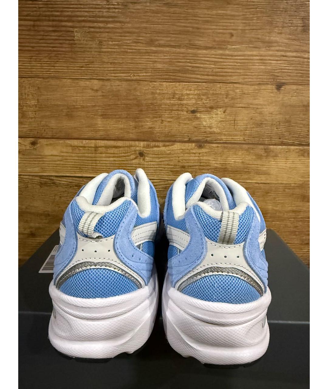 NEW BALANCE Голубые текстильные низкие кроссовки / кеды, фото 3