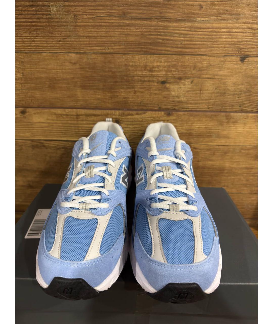 NEW BALANCE Голубые текстильные низкие кроссовки / кеды, фото 2