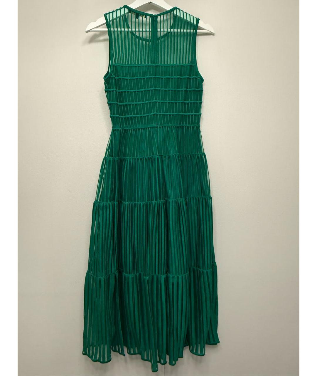 MAJE Зеленые полиамидовое повседневное платье, фото 2