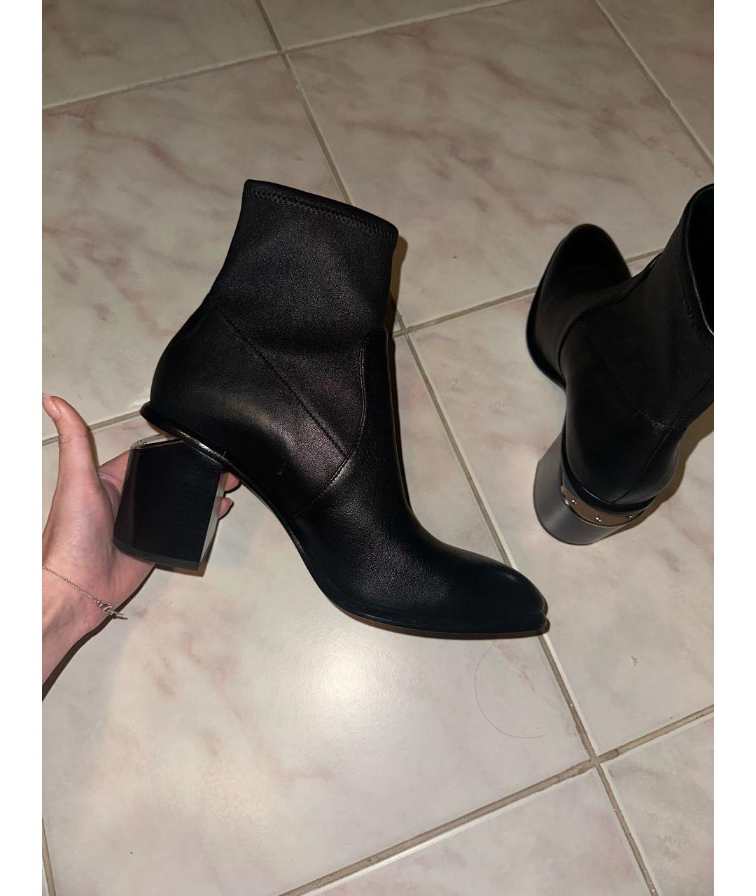 ALEXANDER WANG Черные кожаные ботинки, фото 6