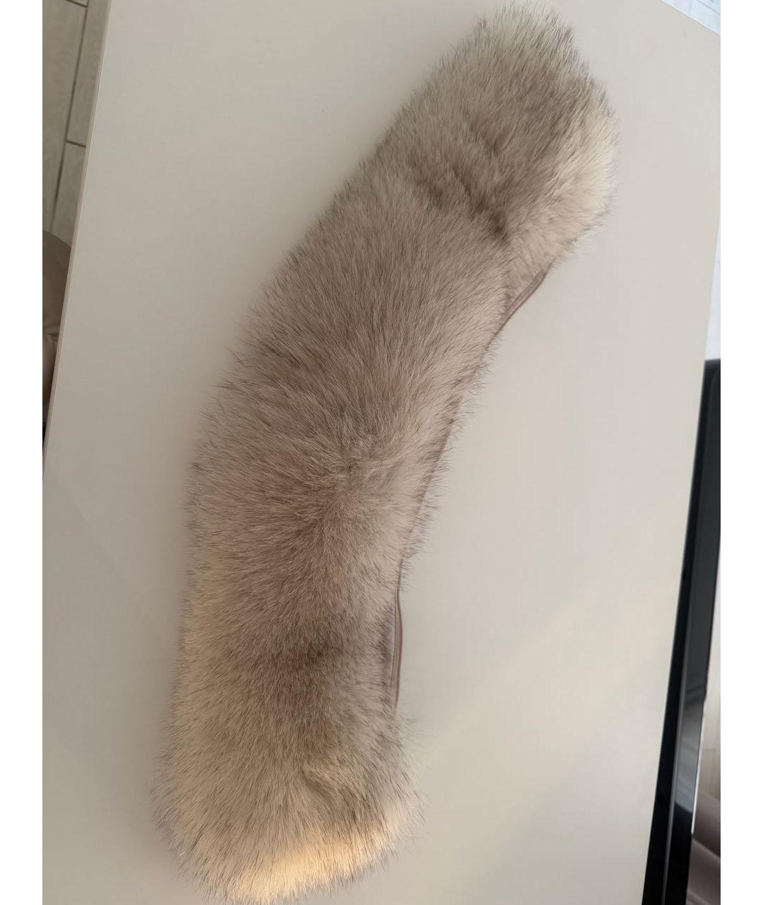 MOORER Бежевый полиэстеровый пуховик, фото 5