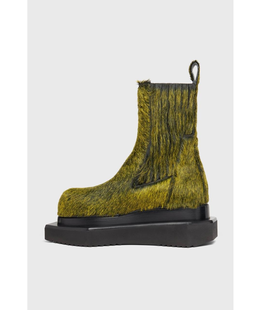 RICK OWENS Мульти кожаные ботинки, фото 2