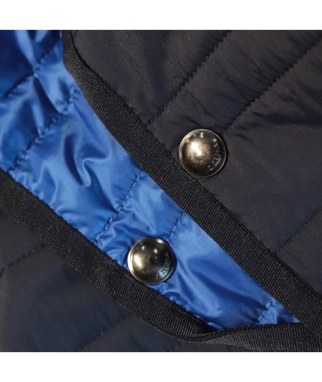ZZEGNA Синяя полиамидовая куртка, фото 7