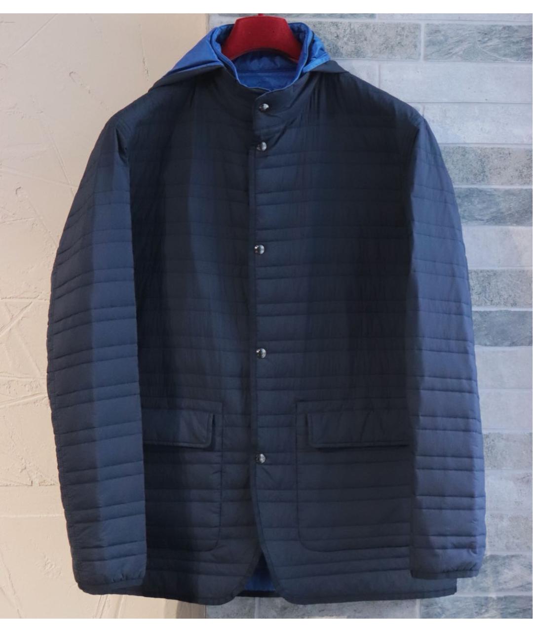 ZZEGNA Синяя полиамидовая куртка, фото 2