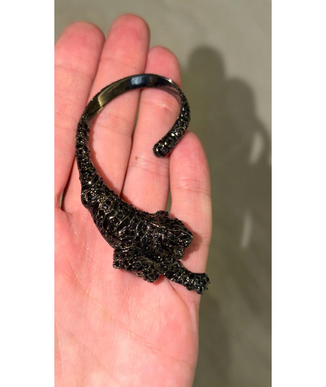 ROBERTO CAVALLI Черные серьги, фото 4