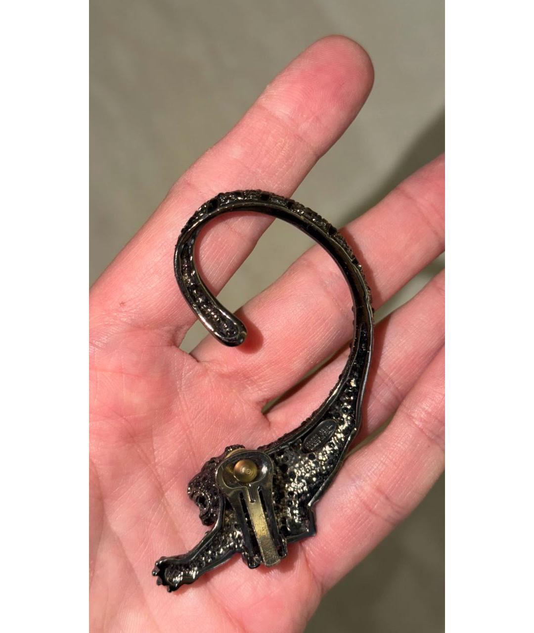 ROBERTO CAVALLI Черные серьги, фото 2