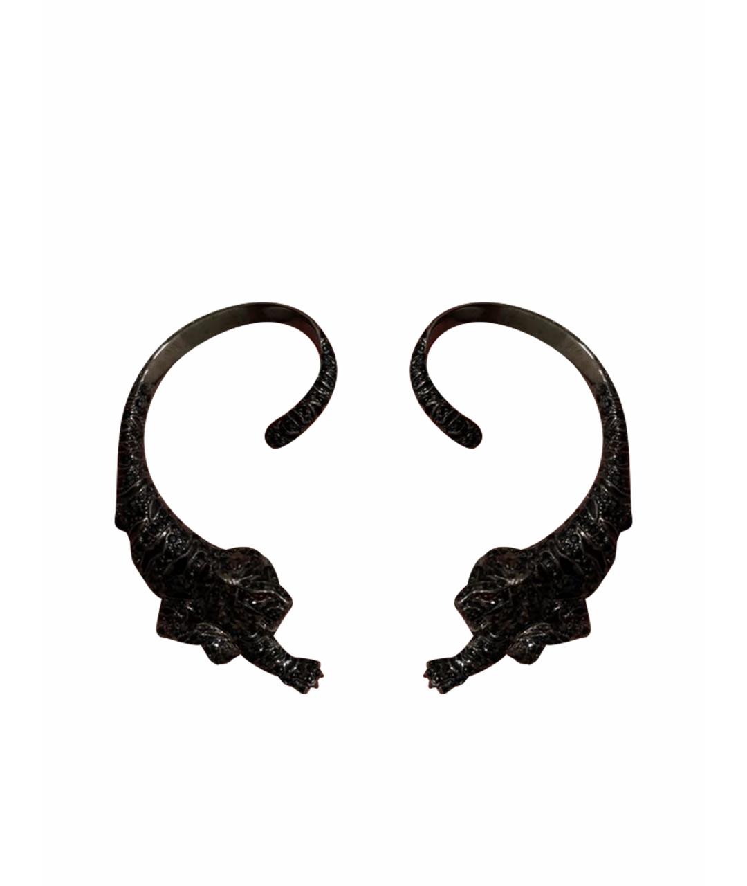 ROBERTO CAVALLI Черные серьги, фото 1