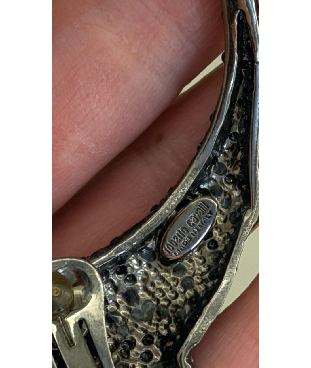 ROBERTO CAVALLI Черные серьги, фото 3