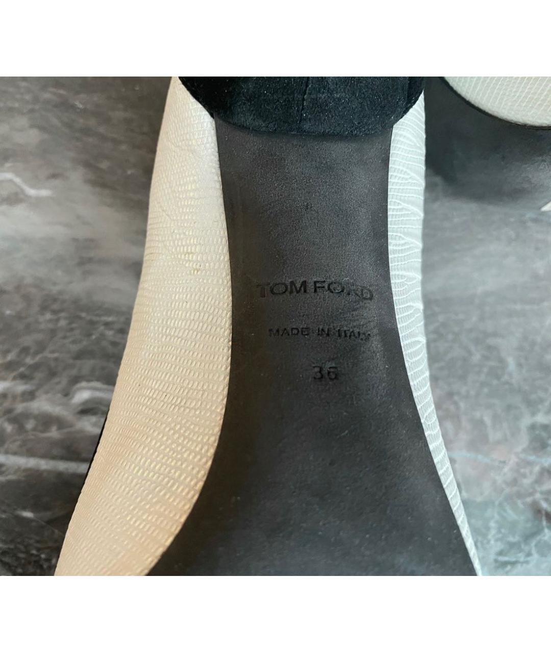 TOM FORD Мульти кожаные туфли, фото 4