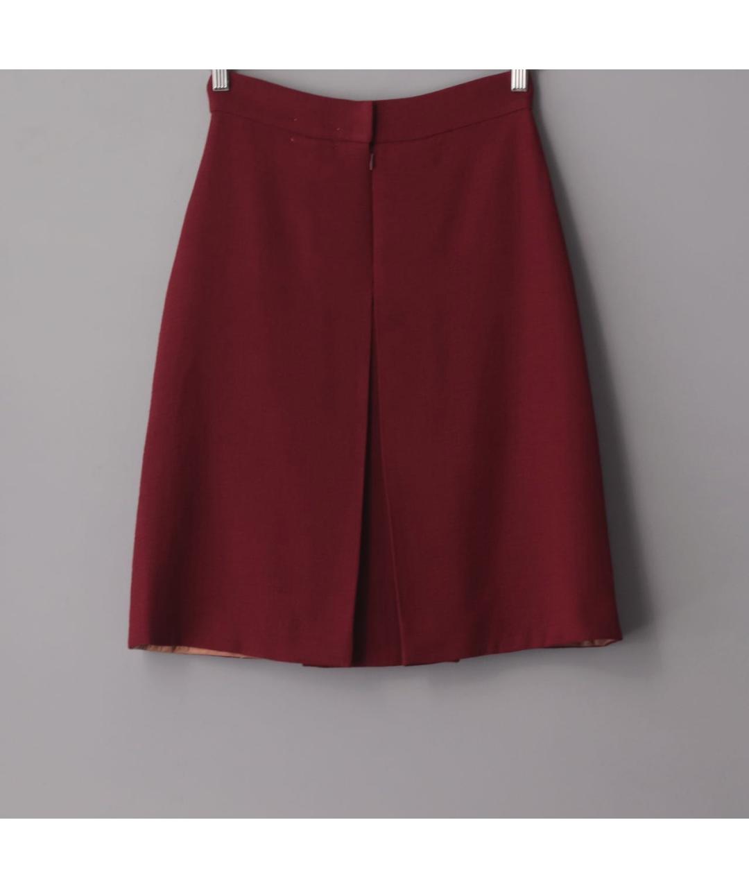 FORTE FORTE Бордовая юбка миди, фото 2