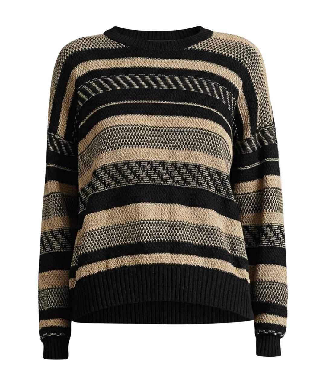 RALPH LAUREN Черный льняной джемпер / свитер, фото 1