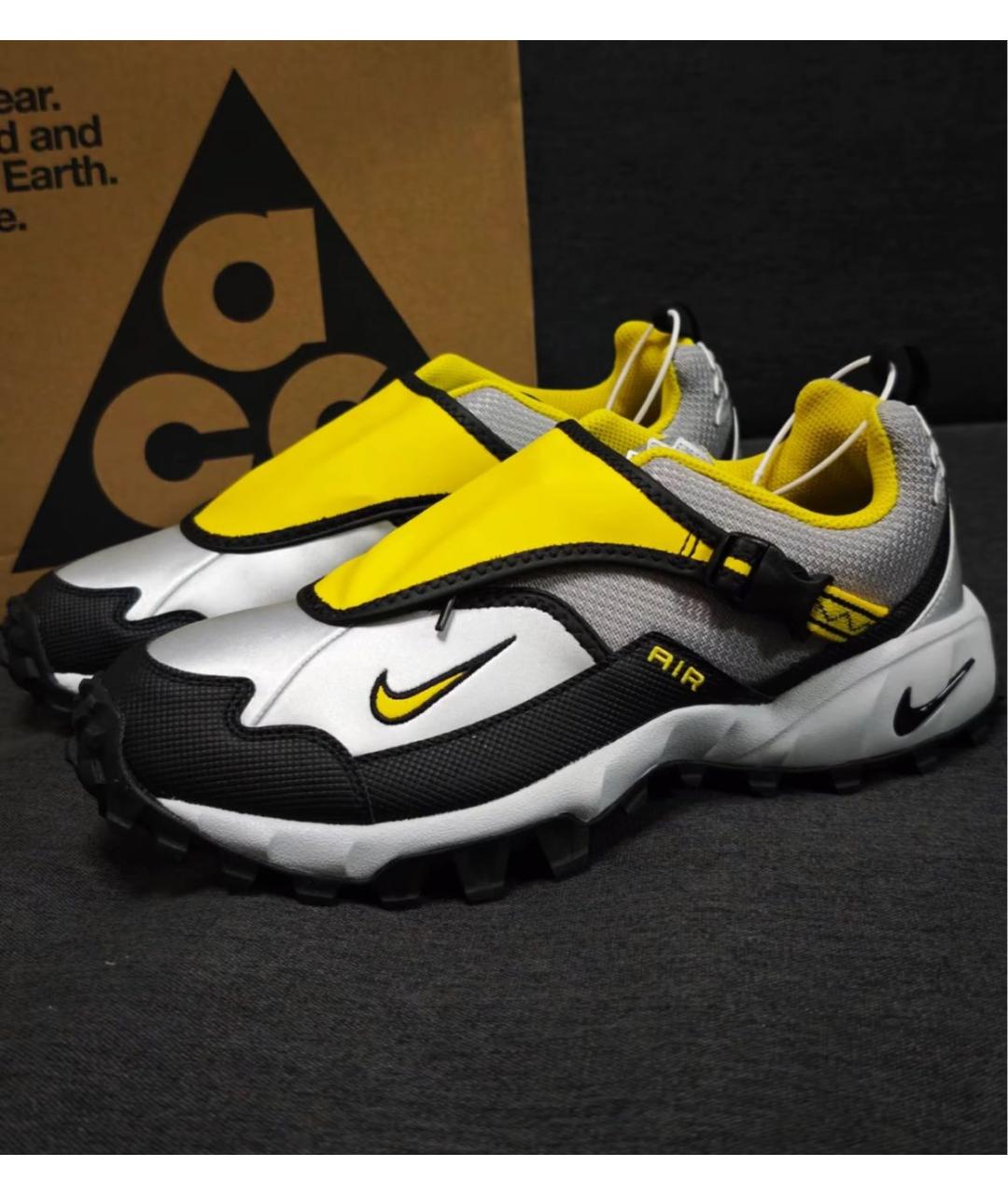 NIKE ACG Серебряные низкие кроссовки / кеды, фото 5