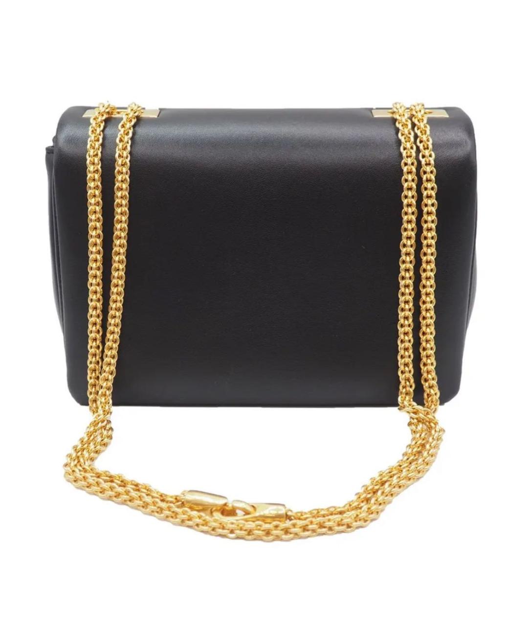 VALENTINO Черная кожаная сумка через плечо, фото 3