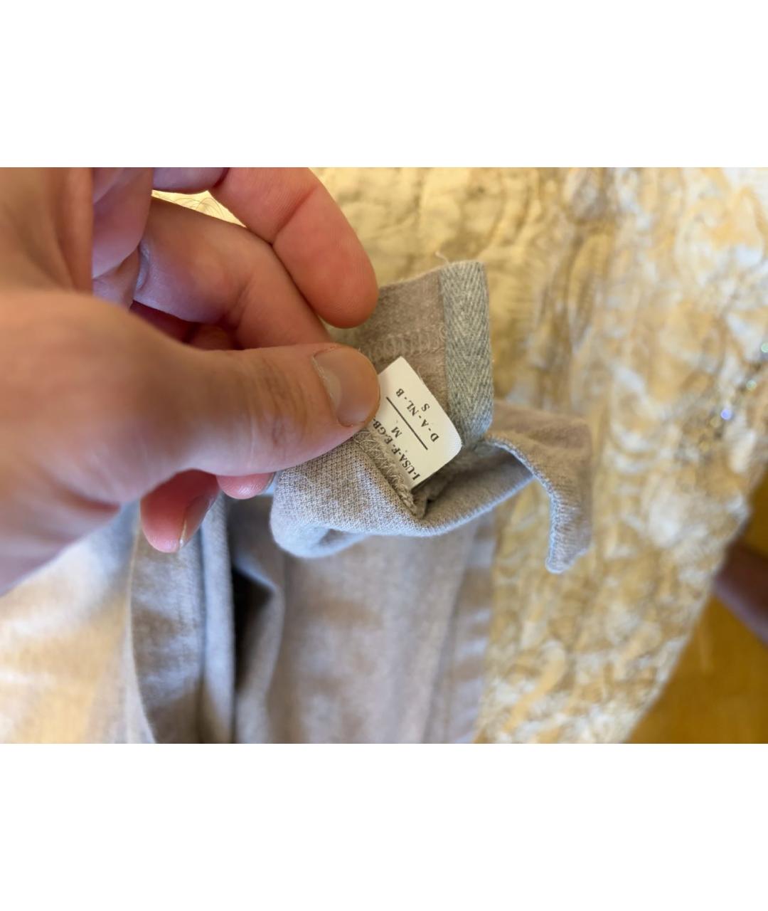 BRUNELLO CUCINELLI Бежевое хлопковое поло с коротким рукавом, фото 3