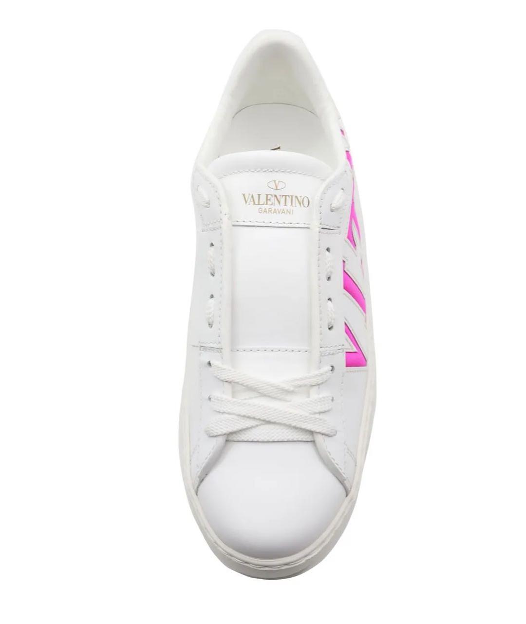 VALENTINO Белые кожаные кеды, фото 2