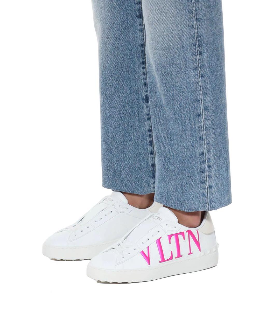 VALENTINO Белые кожаные кеды, фото 5