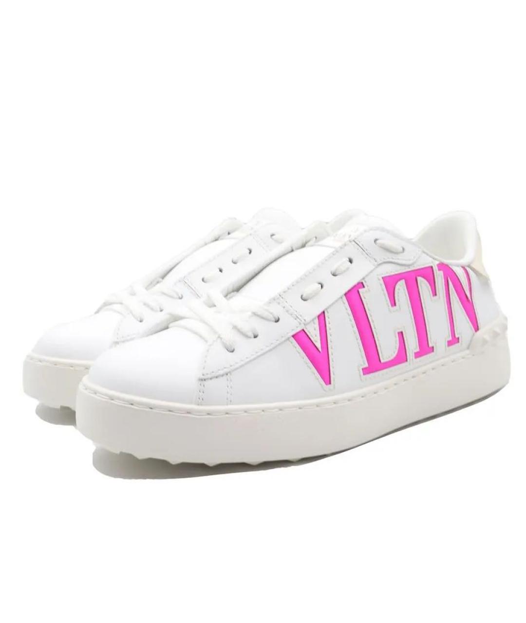 VALENTINO Белые кожаные кеды, фото 3