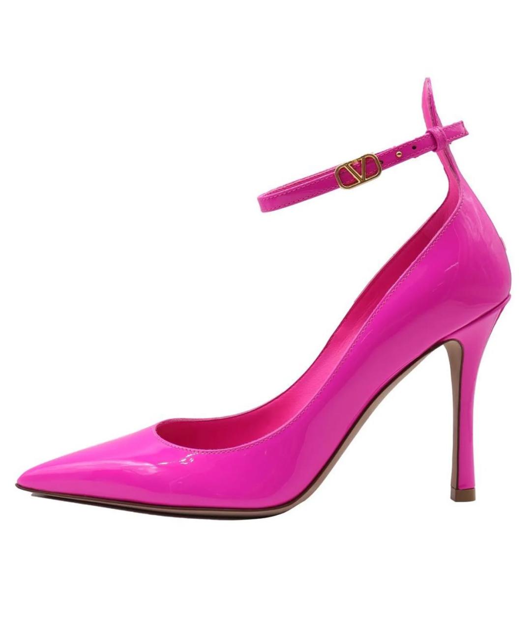 VALENTINO Фуксия туфли из лакированной кожи, фото 6