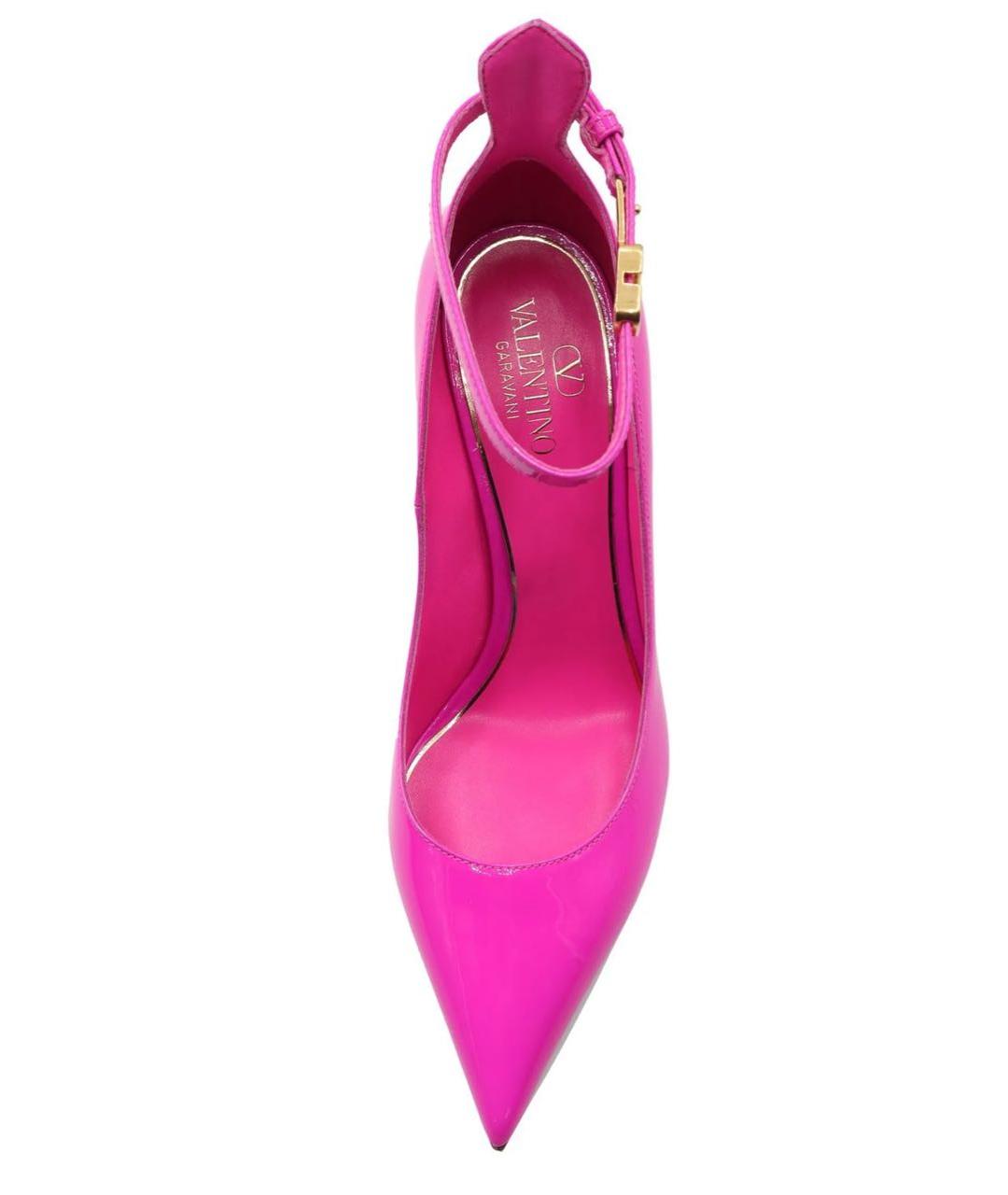 VALENTINO Фуксия туфли из лакированной кожи, фото 4