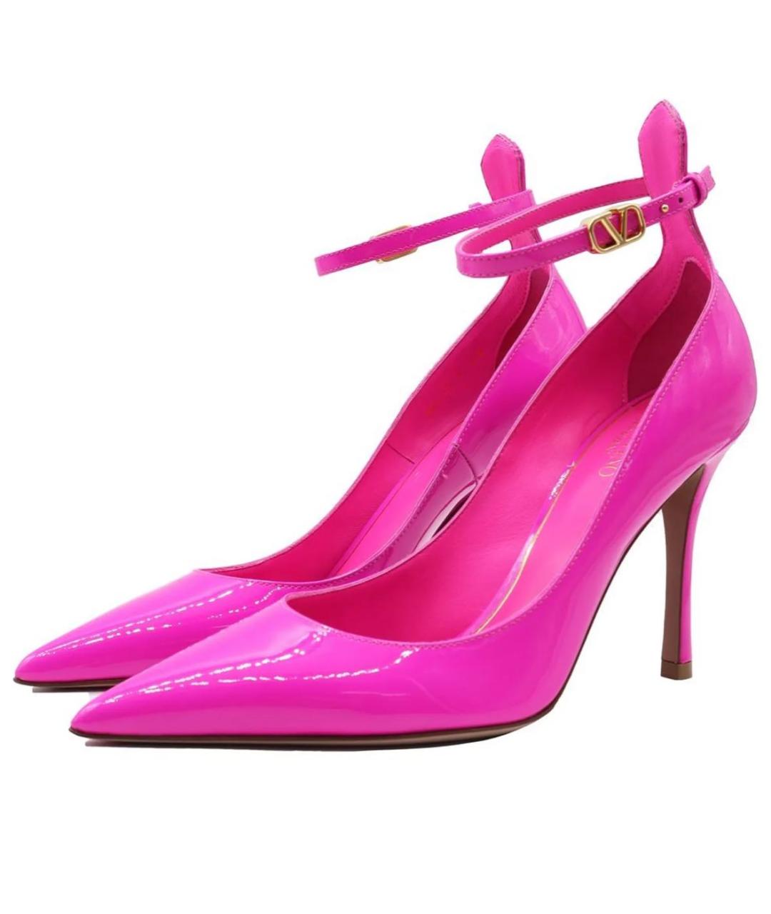VALENTINO Фуксия туфли из лакированной кожи, фото 2
