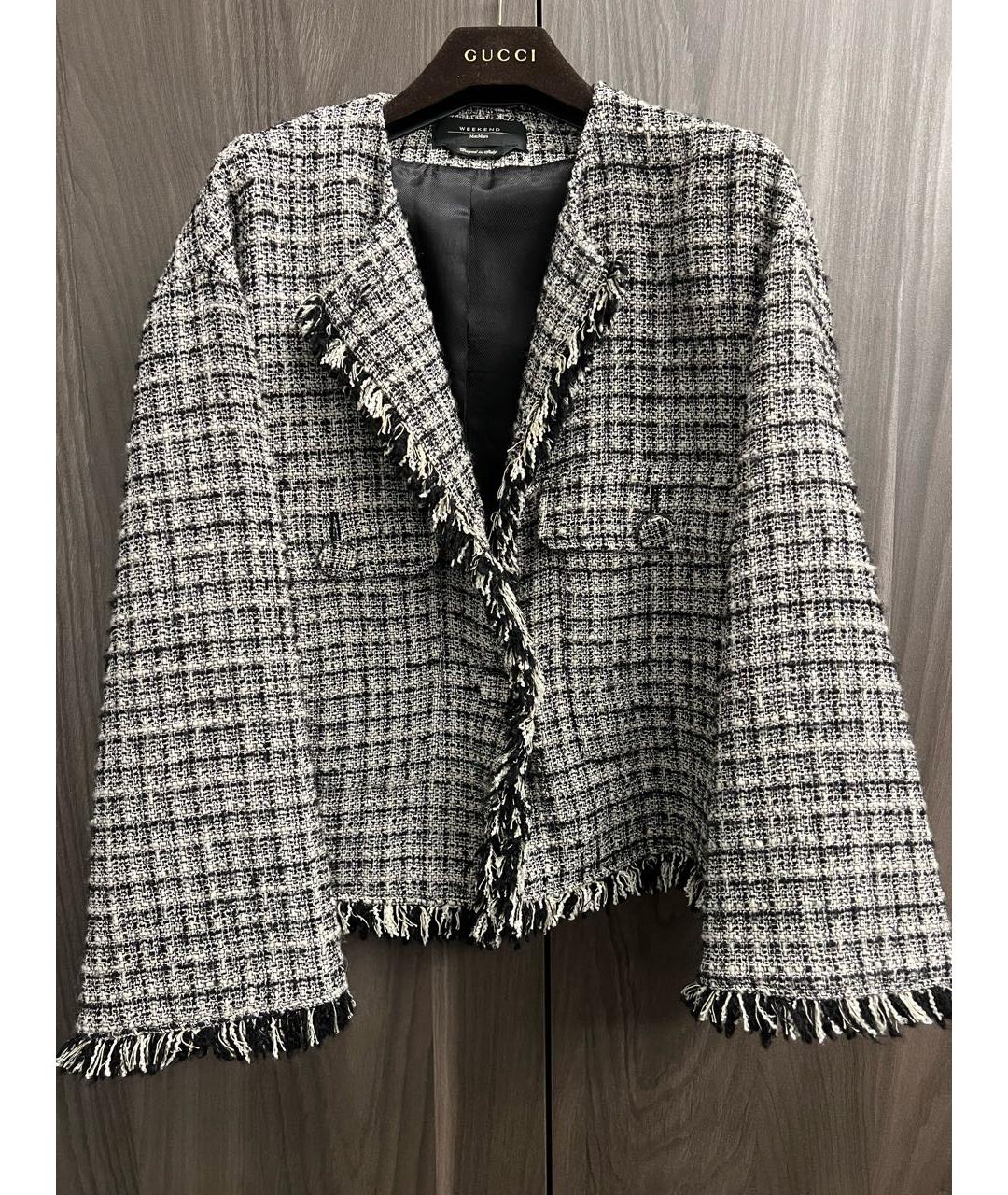 'S MAX MARA Черный шерстяной джемпер / свитер, фото 3