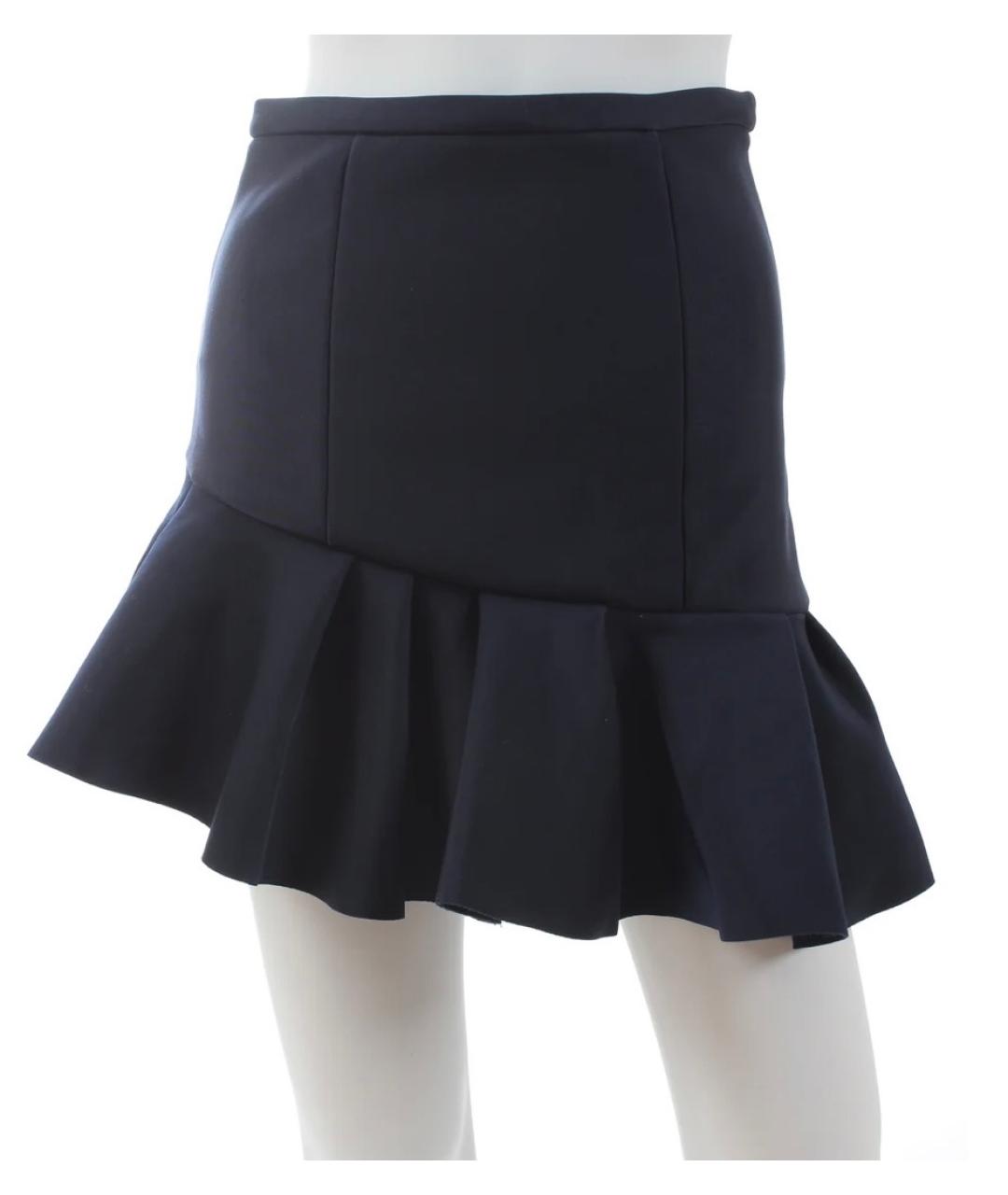 MAJE Синяя юбка мини, фото 4