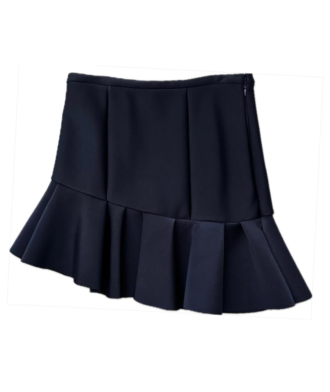 MAJE Синяя юбка мини, фото 1