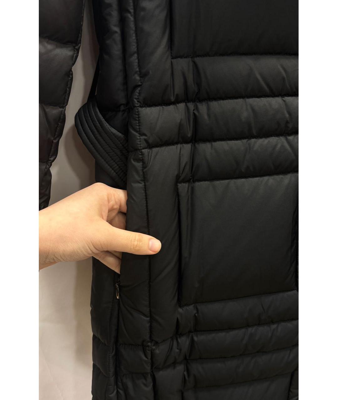 DIEGO M Черный полиэстеровый пуховик, фото 5