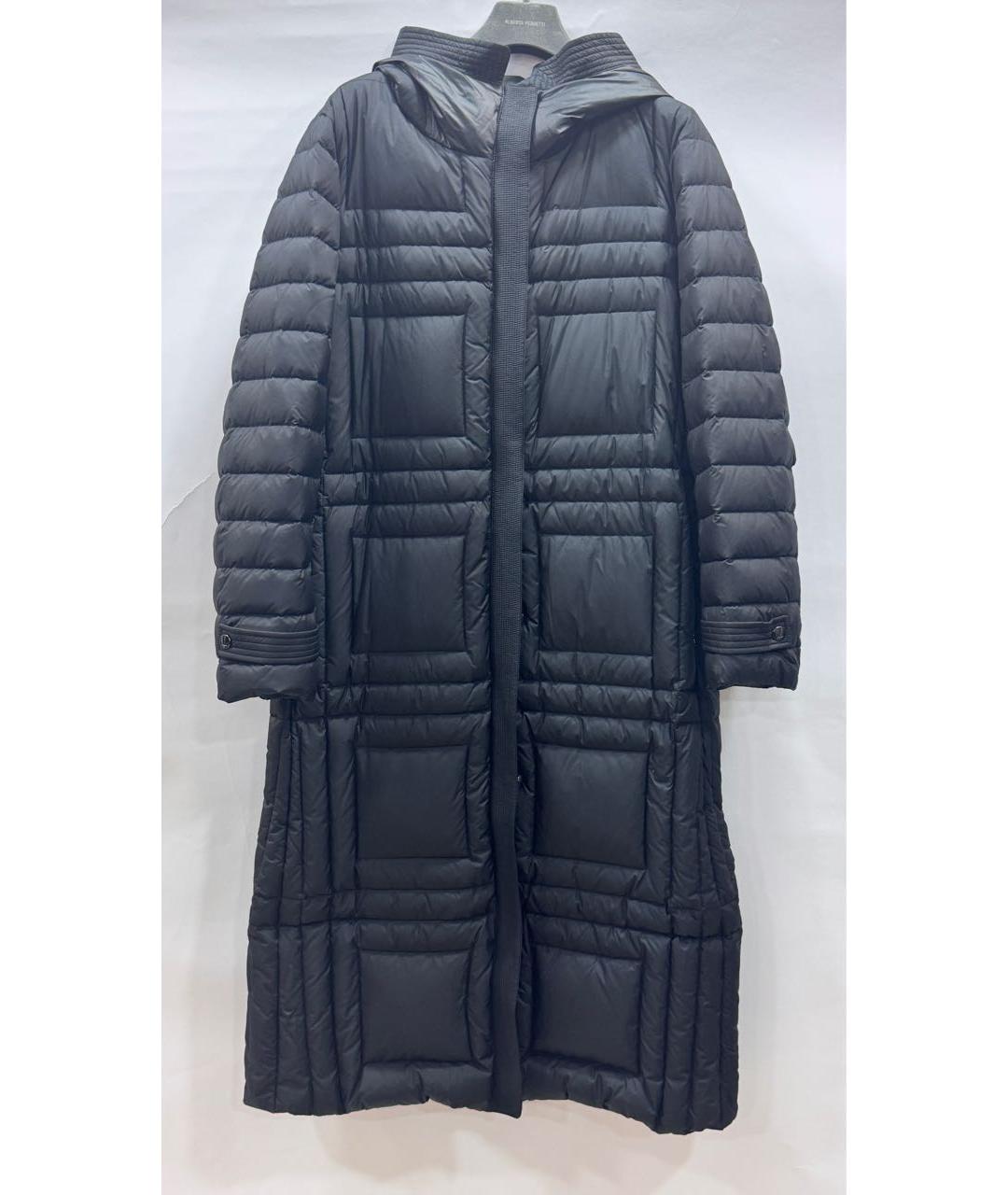 DIEGO M Черный полиэстеровый пуховик, фото 8