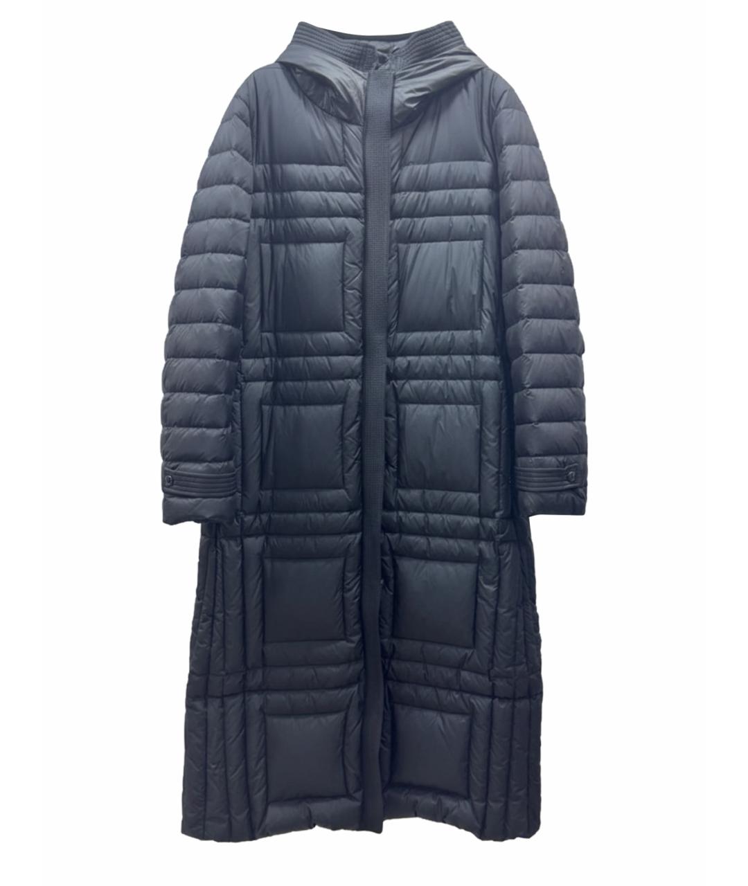 DIEGO M Черный полиэстеровый пуховик, фото 1