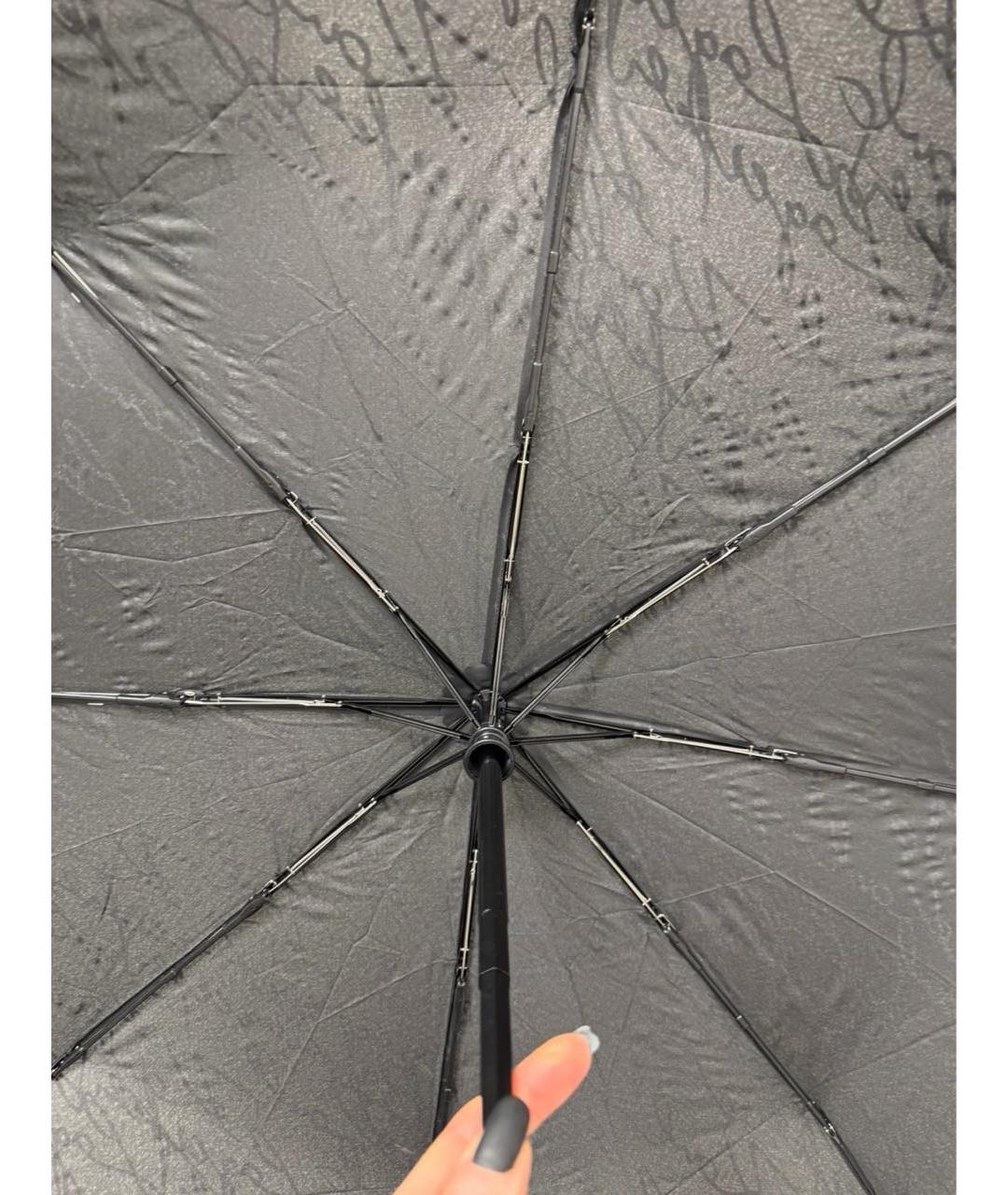 KARL LAGERFELD Черный зонт, фото 3