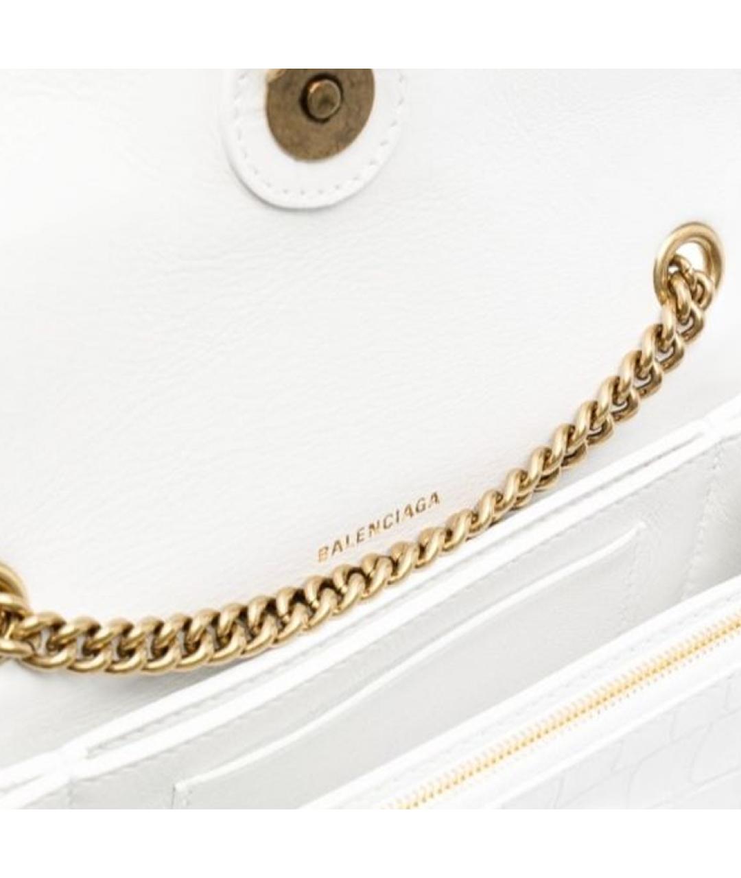 BALENCIAGA Белая сумка через плечо, фото 6