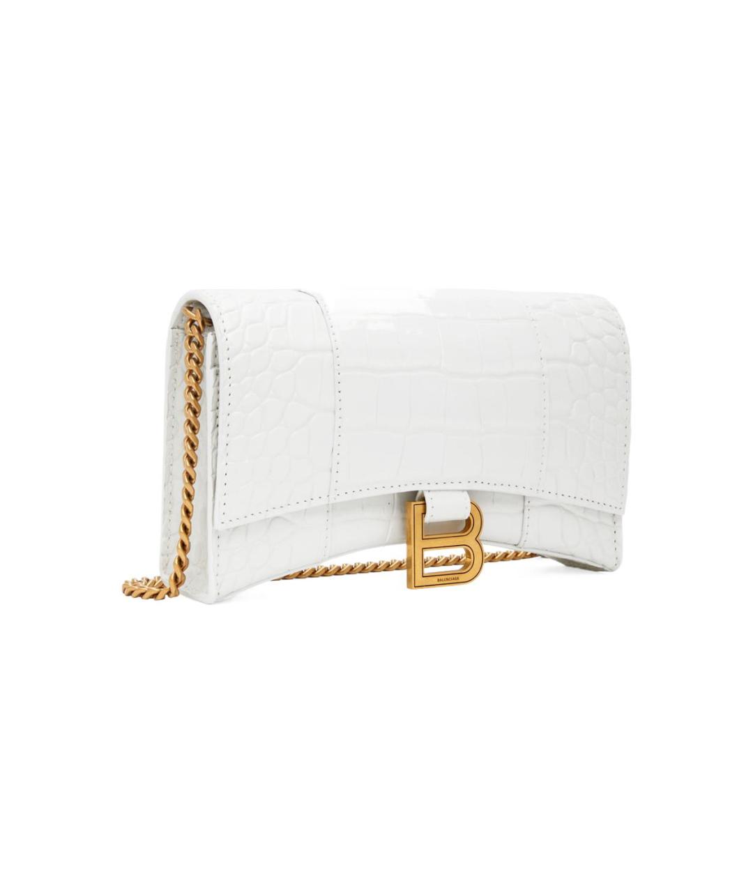 BALENCIAGA Белая сумка через плечо, фото 3