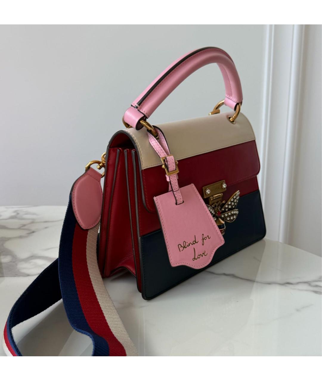 GUCCI Мульти кожаная сумка с короткими ручками, фото 2