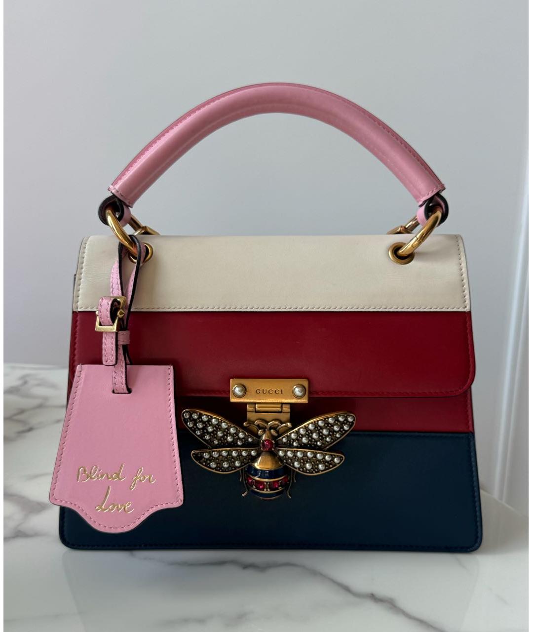 GUCCI Мульти кожаная сумка с короткими ручками, фото 8