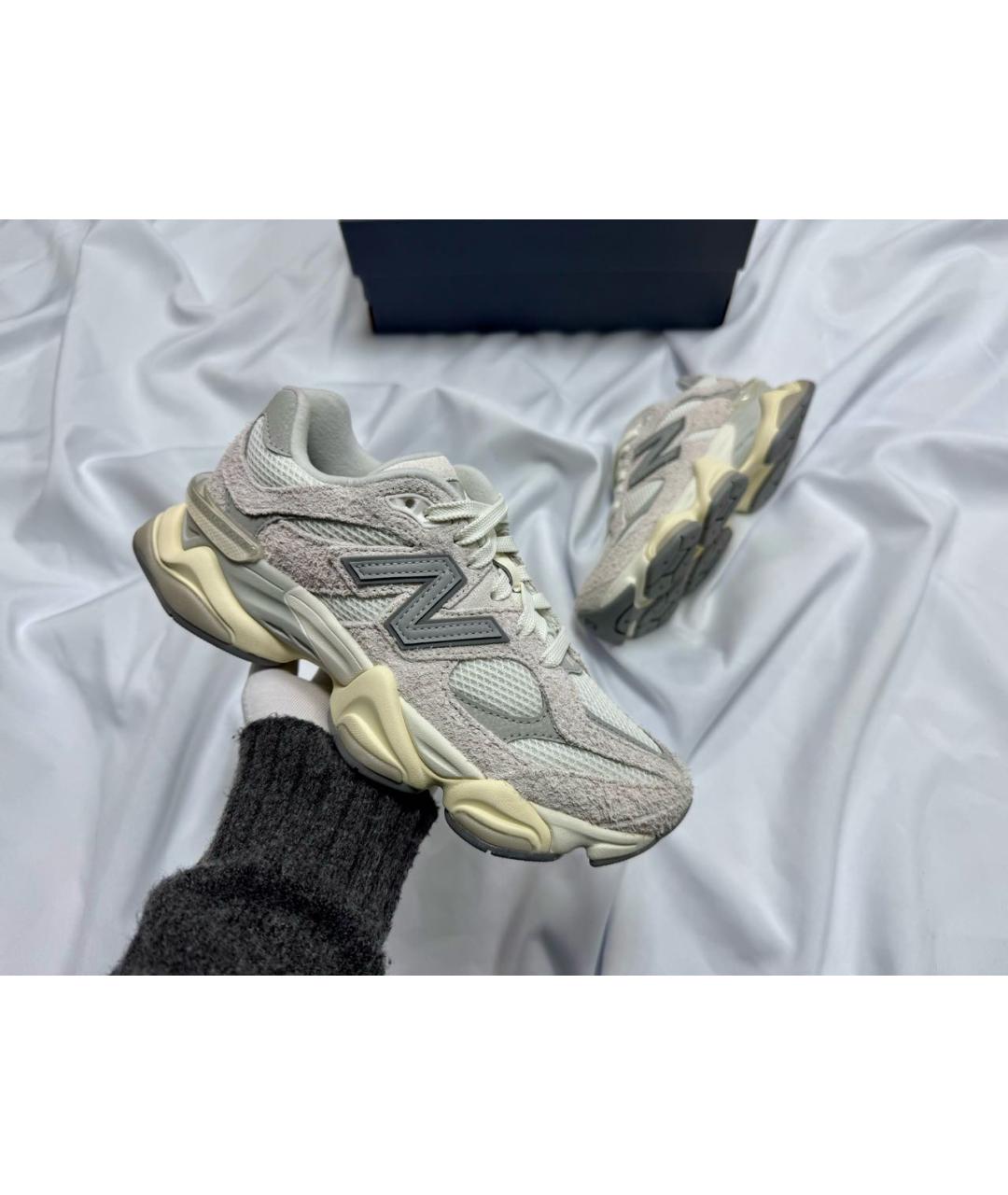 NEW BALANCE Бежевые замшевые кроссовки, фото 2