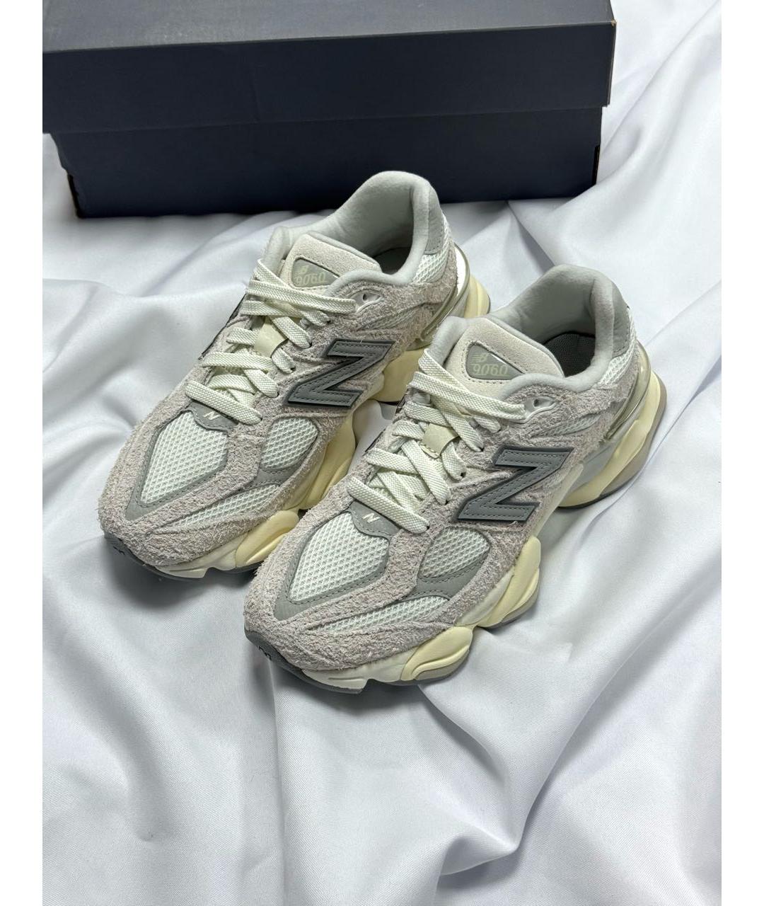 NEW BALANCE Бежевые замшевые кроссовки, фото 4