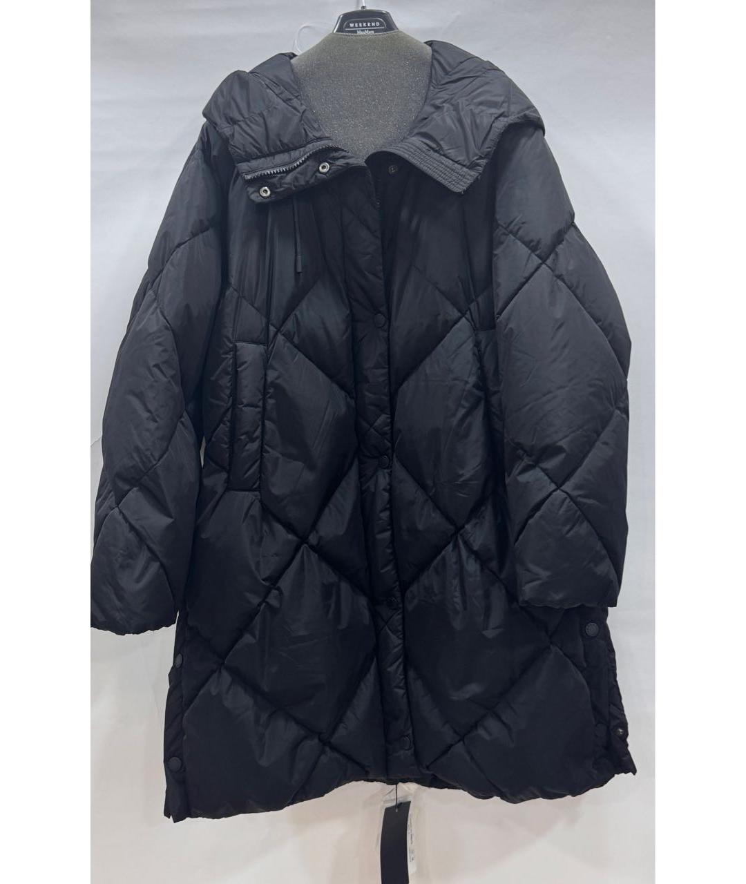 WEEKEND MAX MARA Черная полиэстеровая куртка, фото 6