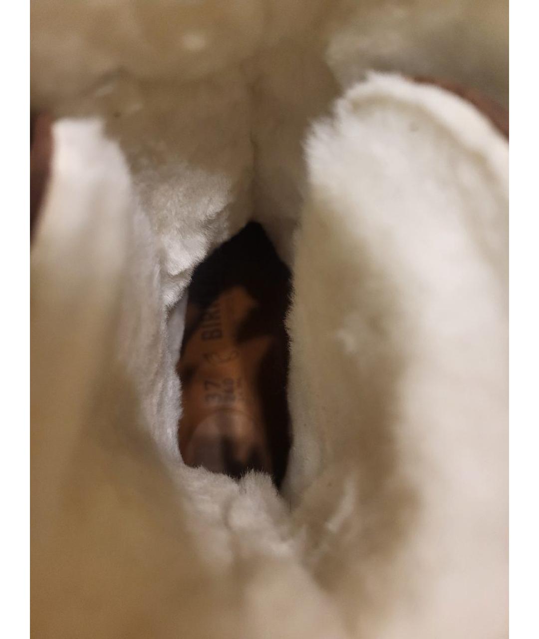 BIRKENSTOCK Коричневые замшевые полусапоги, фото 7