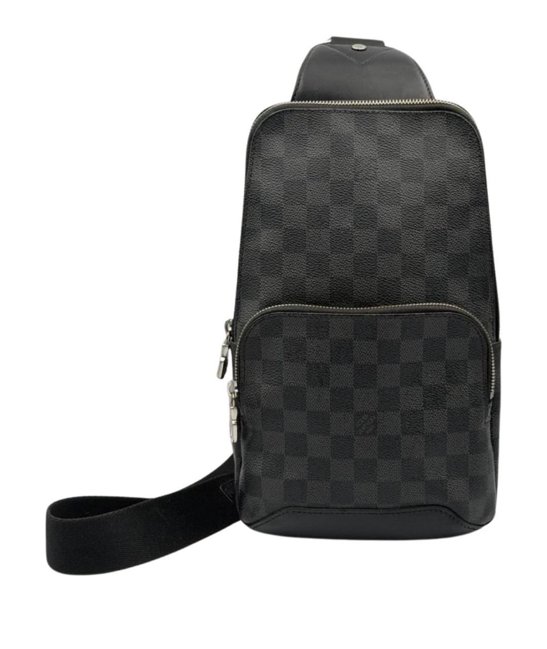 LOUIS VUITTON Антрацитовая сумка на плечо, фото 1