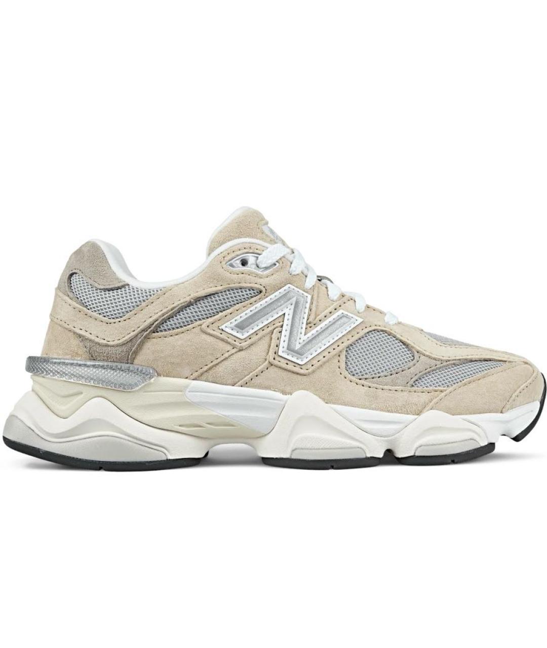 NEW BALANCE Бежевые замшевые кроссовки, фото 1